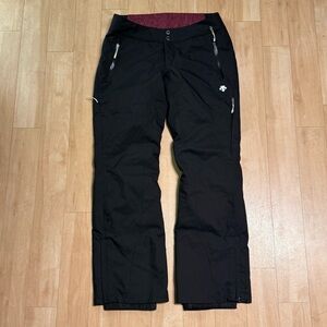 Descente Swiss Tech Insulated Ski Pants Black RECCO Women’s Medium / Large